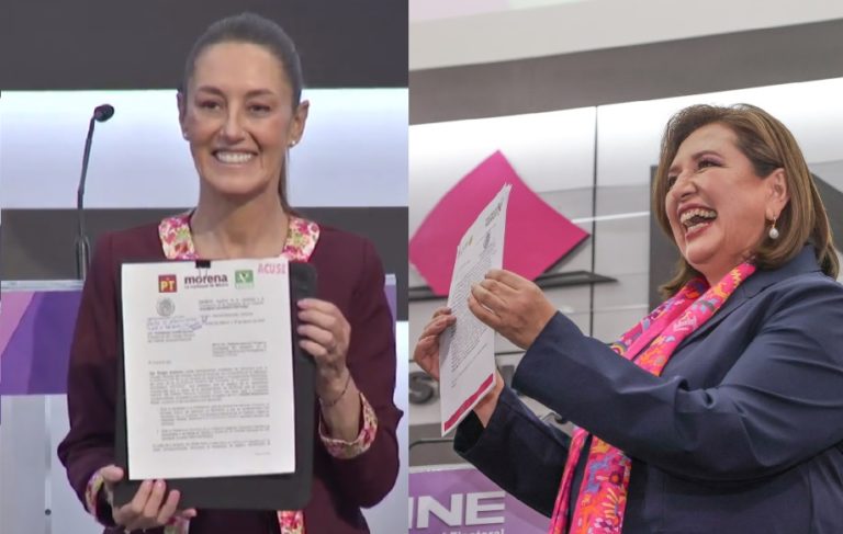 Listos registros de Claudia Sheinbaum y Xóchitl Gálvez a la presidencia de México