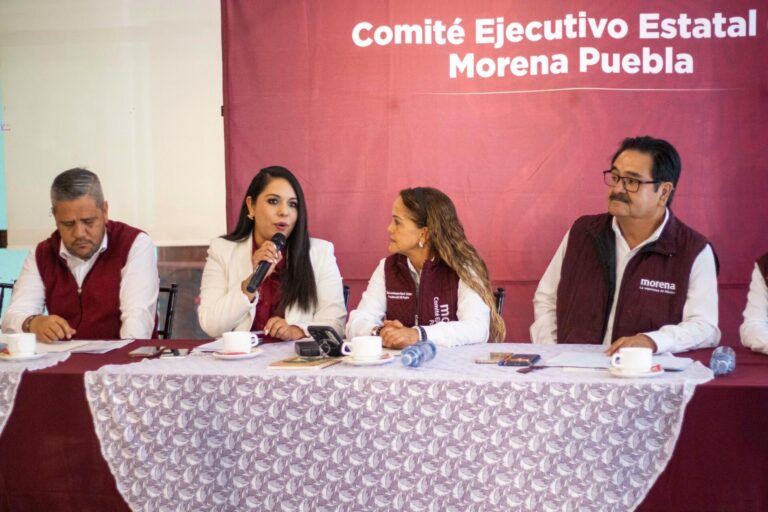 Dirigencia de Morena Puebla reconoce trabajo de Tonantzin Fernández durante campañas