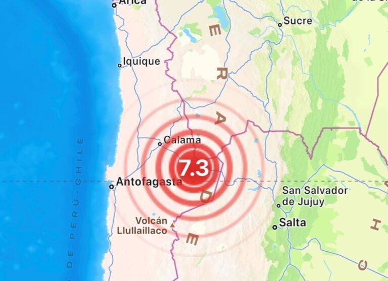 VIDEO: sismo de magnitud 7.3 “sacude” norte de Chile