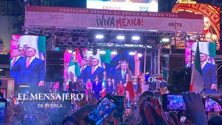 Por primera vez se celebra Grito de Independencia de México en Times Square, Nueva York