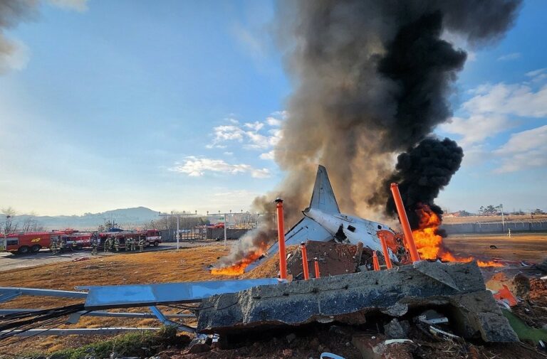 Confirman 179 muertos durante accidente aéreo en Corea del Sur