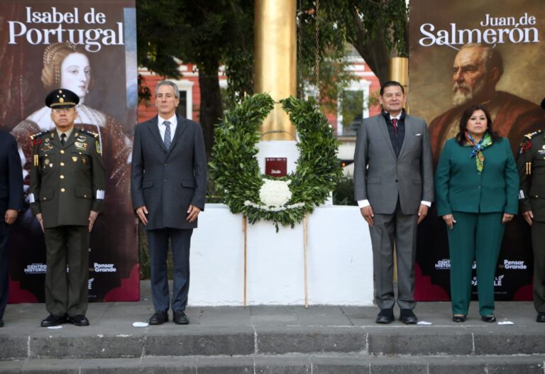 Conmemoran 494 años de la fundación de la Ciudad Puebla