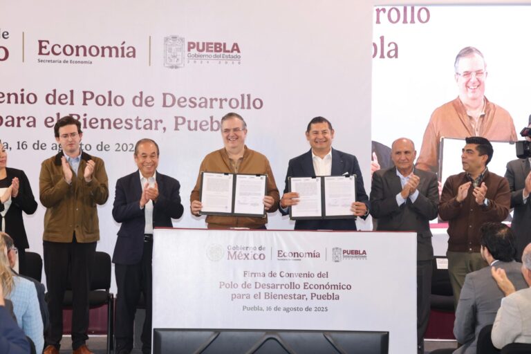 Secretaría de Economía y Gobierno de Puebla firman convenio para fortalecer “Capital de la Tecnología y la Sostenibilidad”