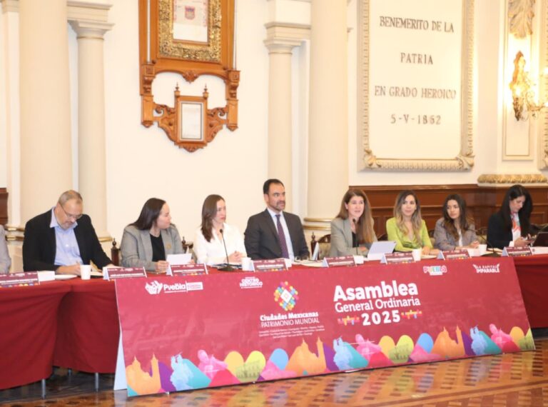 Recibe Puebla capital la 2ª Asamblea General Ordinaria 2025 de Ciudades Mexicanas Patrimonio Mundial