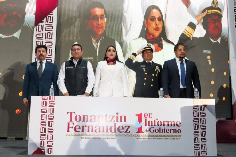 Con avances en seguridad, infraestructura y bienestar Tonantzin Fernández rinde primer informe