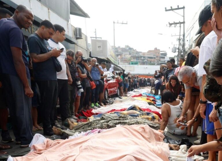 Al menos 121 muertos tras mega operativo policial en Río de Janeiro, Brasil