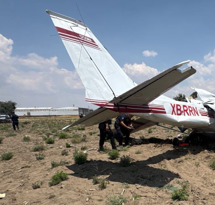 Reportan muerte de cuarto tripulante de avioneta accidentada en Huejotzingo